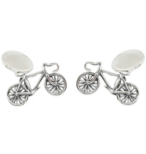 Gemelos Bicicleta Plata 925