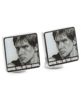 "Never Tell Me The Odds" Han Solo Pop Art Poster Cufflinks 2