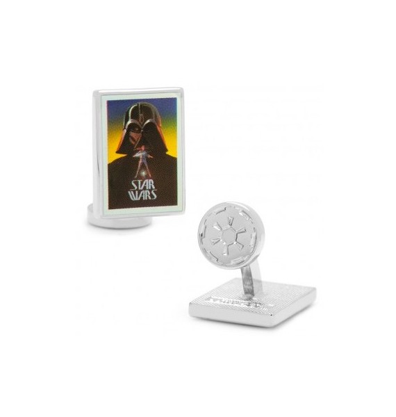 Darth Vader Vintage Pop Art Poster Cufflinks 