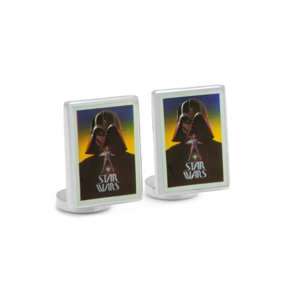 Darth Vader Vintage Pop Art Poster Cufflinks 