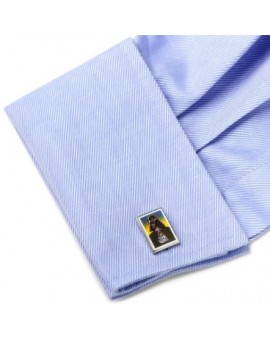 Darth Vader Vintage Pop Art Poster Cufflinks 