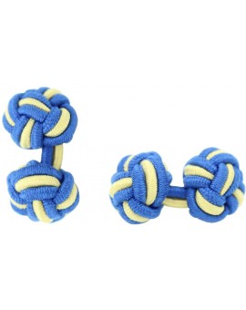Gêmeos Bola elástica Azul Cobalto e Amarelo Claro