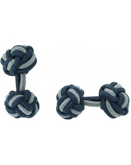 Gemelos Bola Elástico Azul Marino y Gris