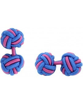 Gemelos Bola Elástico Azul Cobalto y Fucsia