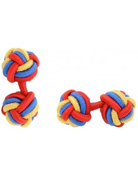 Gemelos Bola Elástico Camel, Azul Cobalto y Rojo