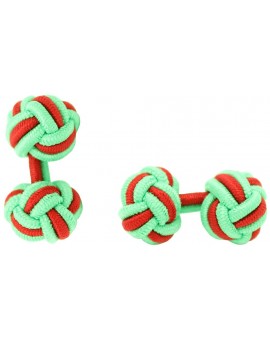 Gemelos Bola Elástico Verde Flúor y Rojo 