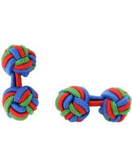 Gemelos Bola Elástico Azul Cobalto, Rojo y Verde Hierba