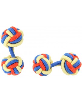 Gemelos Bola Elástico Amarillo Claro, Azul Cobalto y Rojo