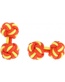 Gemelos Bola Elástico Rojo y Amarillo