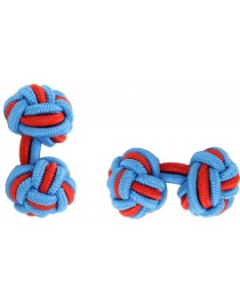 Gemelos Bola Elástico Azul y Rojo