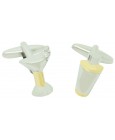 Cocktail and Cocktail Shaker Cufflinks 