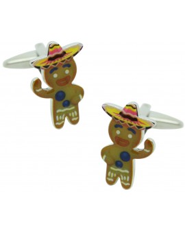 Gingerbread Man Cufflinks 