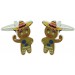 Gingerbread Man Cufflinks 