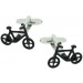 Black Bike Cufflinks 