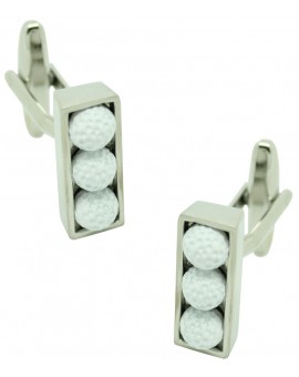 Golf Ball Sleeve Cufflinks 