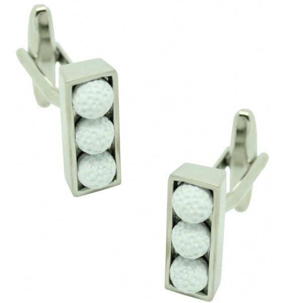 Golf Ball Sleeve Cufflinks 