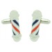 Classic Barber Shop Pole Cufflinks 
