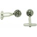 Silver Basketball Cufflinks 