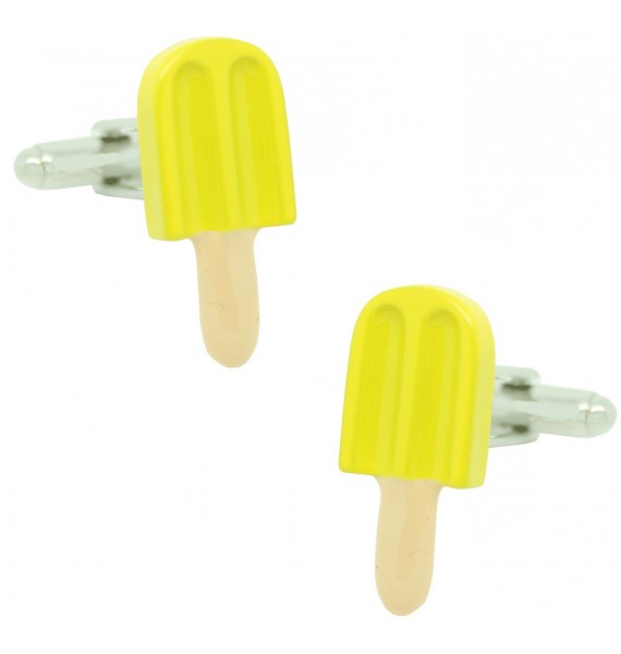 Lemon Ice Lolly Cufflinks 