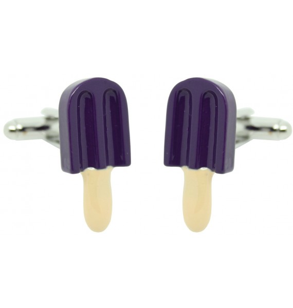 Blueberry Ice Lolly Cufflinks 