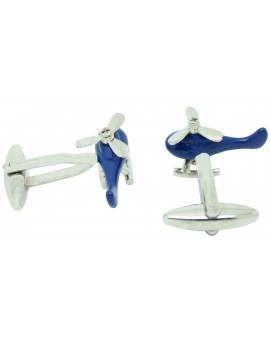 Gemelos Helicóptero Azul