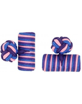 Gemelos Barril Elástico Azul Cobalto, Rosa y Morado