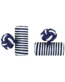 Gemelos Barril Elástico Morado y Blanco 