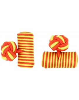 Gemelos Barril Elástico Rojo y Amarillo 