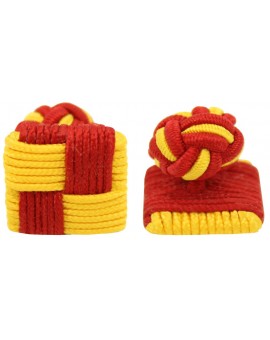 Gemelos Cuadrado Elástico Amarillo Albero y Rojo