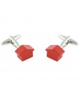 Monopoly Red House Cufflinks 