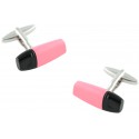 Pink Marker Cufflinks 