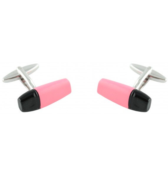 Pink Marker Cufflinks 