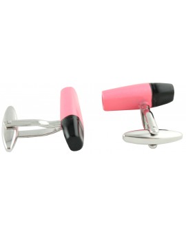 Pink Marker Cufflinks 
