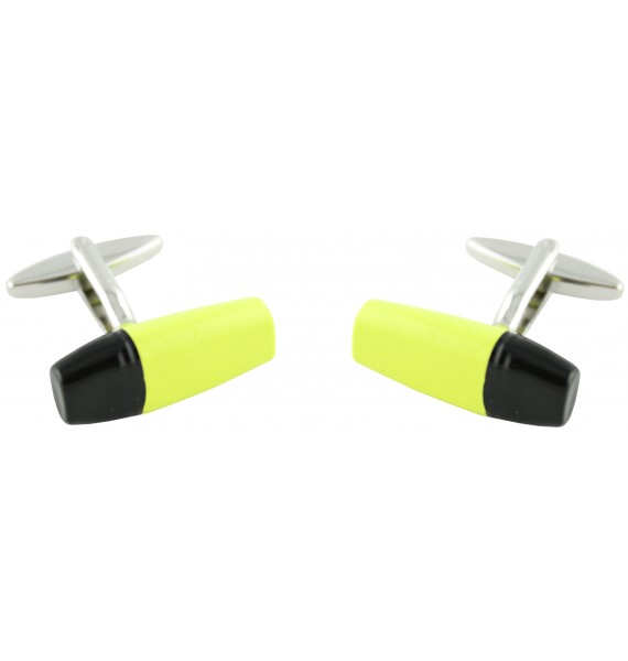 Yellow Marker Cufflinks 