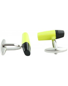 Yellow Marker Cufflinks 