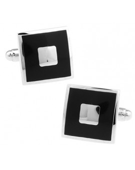 Black and Silver XXII Cufflinks