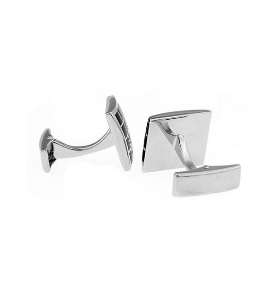 Black and Silver XXIV Cufflinks