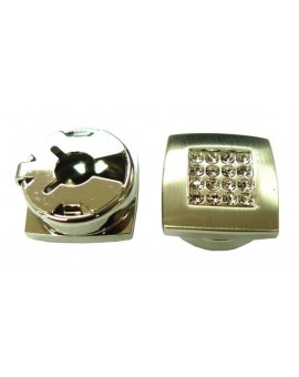 Crystal Square Button Covers 