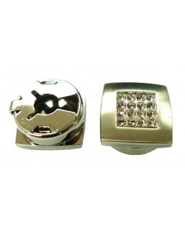 Crystal Square Button Covers