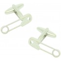 Safety Pin Cufflinks 