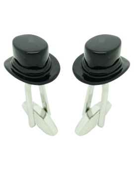 Black Top Hat Cufflinks 2