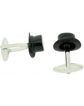 Black Top Hat Cufflinks
