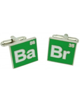 Breaking Bad Cufflinks behind