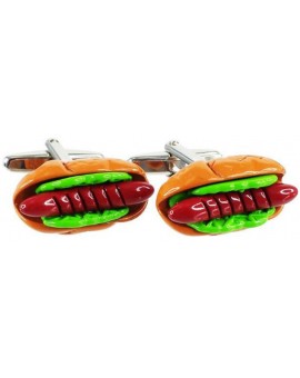 Hot Dog Cufflinks 