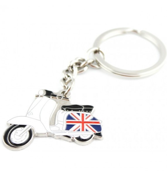 British Vespa Keychain 