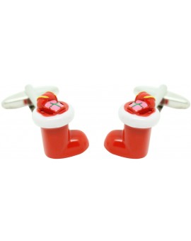 Christmas Stocking Cufflinks 2