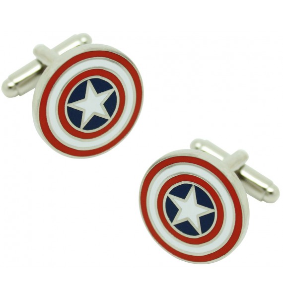 Gemelos capitan america logo detras