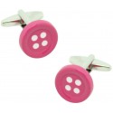 Gemelos Botón Rosa