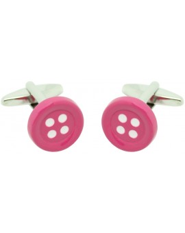 Pink Button Cufflinks  2