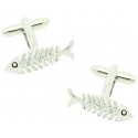 Fishbone Cufflinks 
